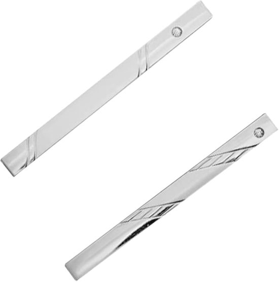 Kuzzoi Heren dasspeld verguld, stropdasspeld (3,5 mm) gepolijst voor normale stropdassen, stropdassieraad voor mannen in elegante look, 925 sterling zilver