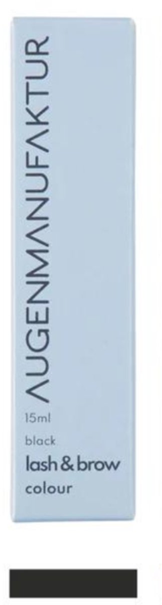 Augenmanufaktur Wimpers / Wenkbrauw Verf Zwart 15 ml