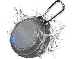 GTB® Douche Speaker - Badkamer Speaker - Douche Speaker Bluetooth - Grijs - ‎10cm x 10cm x 4cm