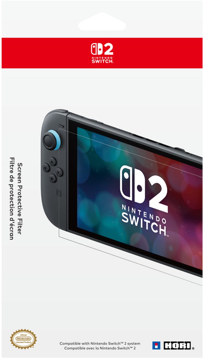 Hori Switch 2 Schermbeschermer Transparant
