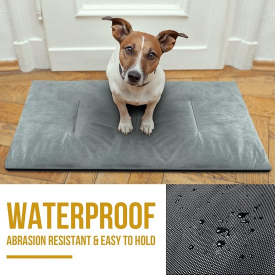 PetFusion Premium Grote Hondendeken  53x41 . Omkeerbaar Grijs Micro Plush 100 Polyester Zacht 750616448