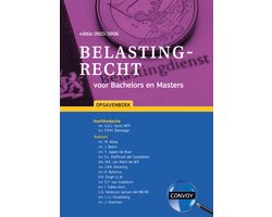 Belastingrecht voor Bachelors en Masters 2025/2026 Opgavenboek