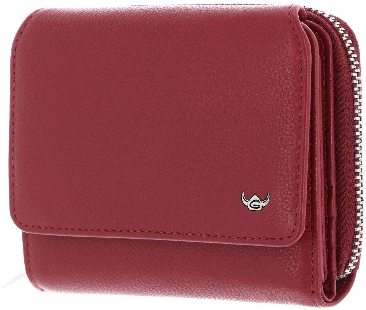 Golden Head Leren portemonnee Madrid RFID Protect RV-Börse 3316 Rot rood