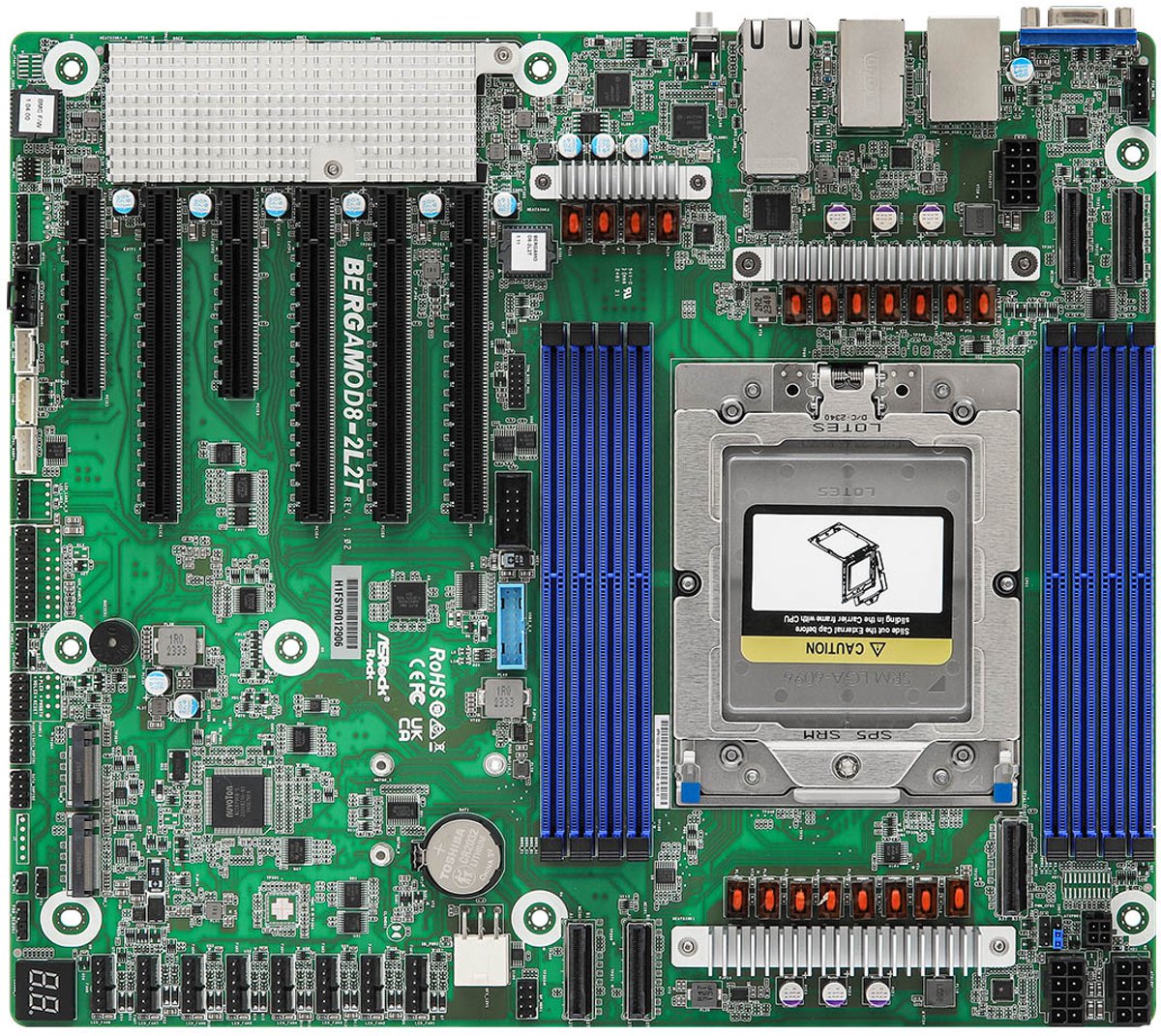 Asrock Bergamod8-2L2T Moederbord Socket Sp5 Ceb