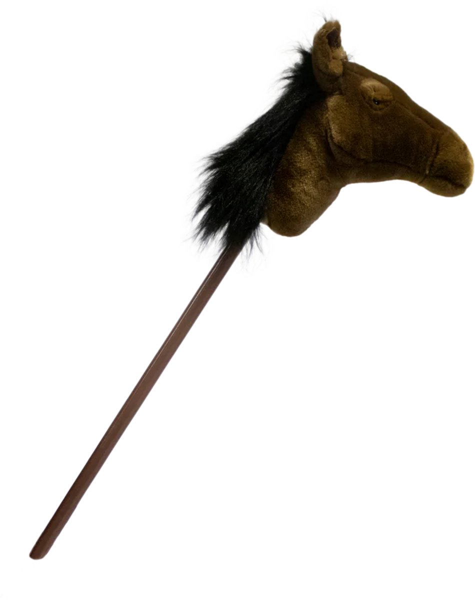 Wild and Soft Stokpaard Paard Bruin