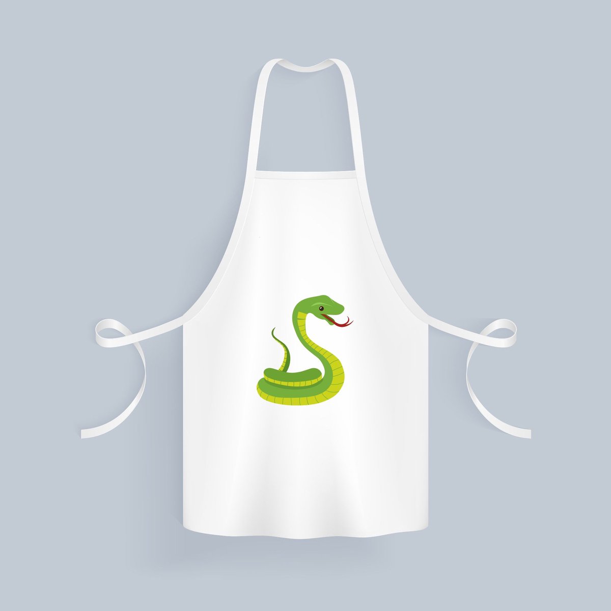 Akyol - slangen Keukenschort - Slang - dieren liefhebbers - reptielen - dierentuin - 82 bij 71 cm