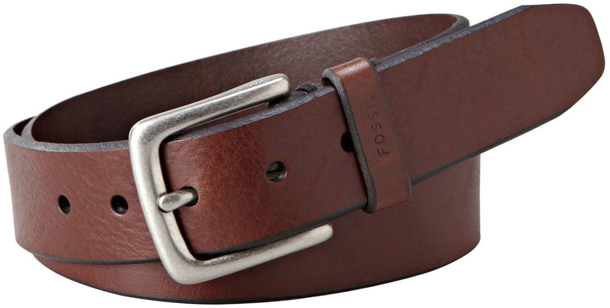 FOSSIL riem Joe Leather Belt W110 Brown bruine