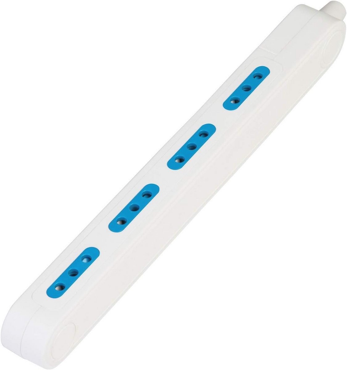 Compact meervoudig stopcontact zonder kabel - 4 aansluitingen 10 A, ideaal voor nauwe ruimtes