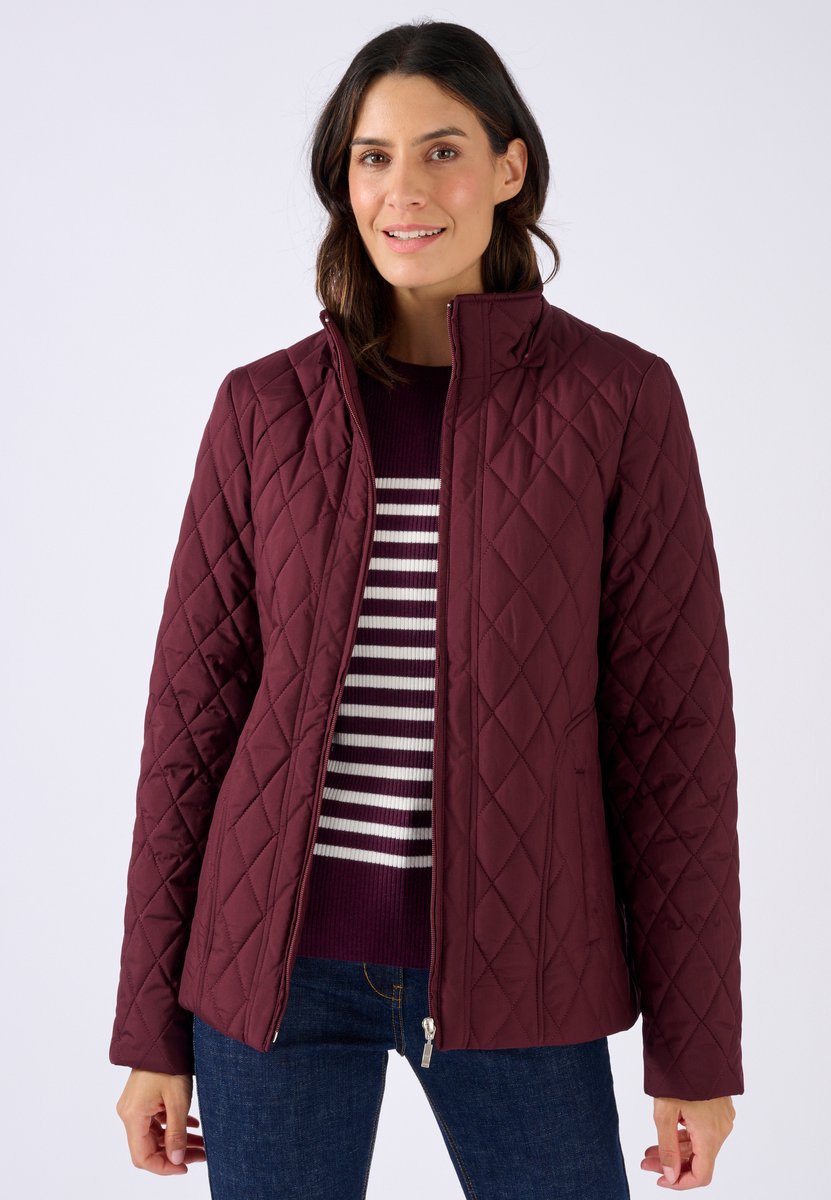 Damart Korte parka gewatteerd Dames – 50-52 Rood