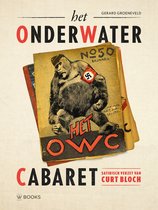 Boekomslag 'Het Onderwater Cabaret Satirisch Verzet van Curt Bloch' met een aap met hakenkruis.