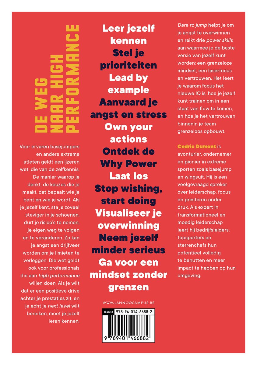 Dare to jump - back cover