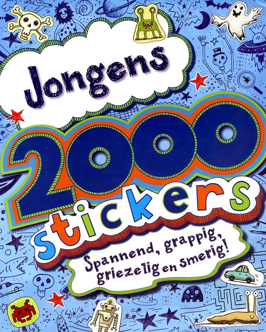 2000 Stickers Voor Jongens Stickerboek