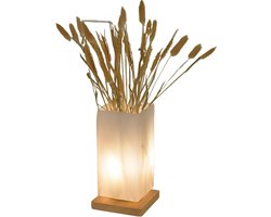 Dimbare tafellamp met melkglazen kap en USB-aansluiting, ideaal voor sfeervolle verlichting in slaapkamer, woonkamer of kantoorruimte