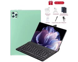 2025 Nieuwe Pad 15 Pro Tablets 16Gb 1024Gb Android 10.36 Inch 5G Dual Sim Gps Bluetooth Wifi Wps Tabletpc - Green