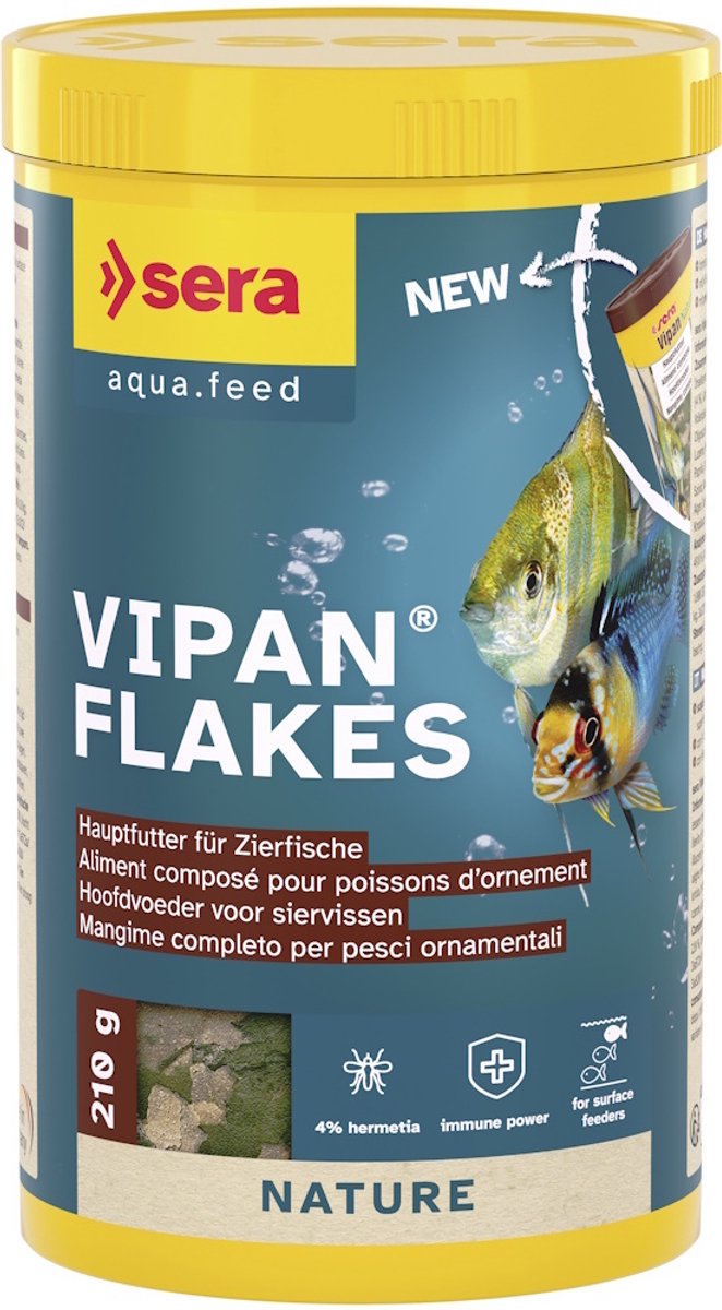 Sera Vipan Nature - 1000ml - Vissenvoer