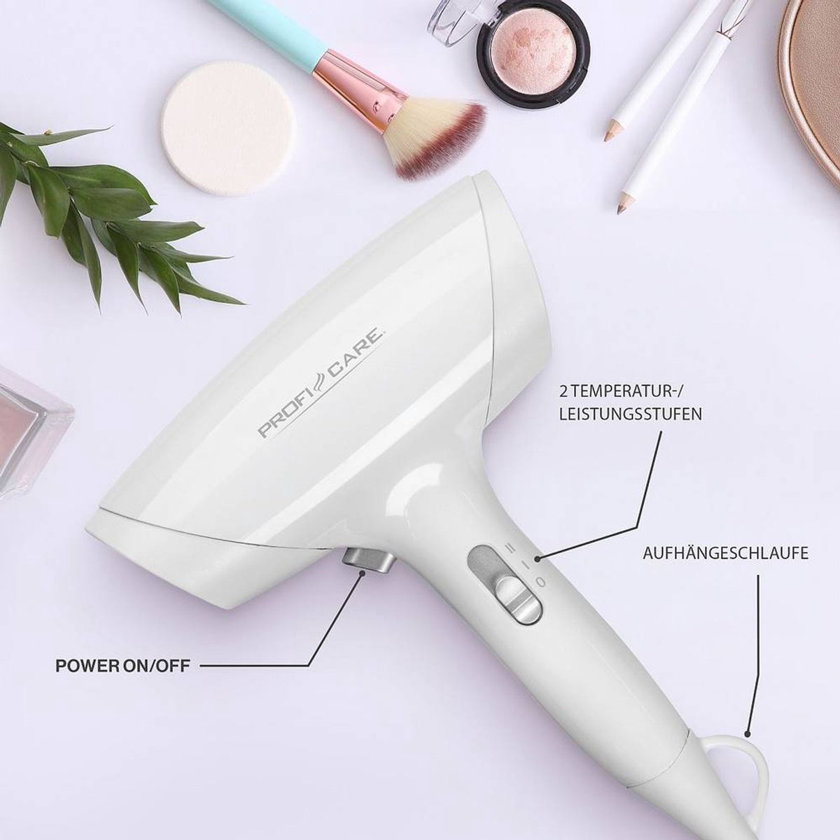 ProfiCare PC-HT 3044 Haardroger met Wandhouder - afbeelding 3