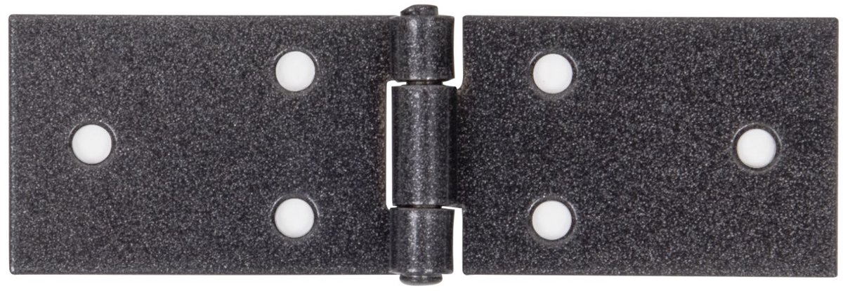 Alberts 823115 DURAVIS® tafelscharnier, zwart diamant duplex gecoat, afmetingen 32 x 100 x 1,5 mm, set van 20