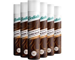 Batiste Droogshampoo Hint of Colour Dark - 6 x 200 ml - Voordeelverpakking