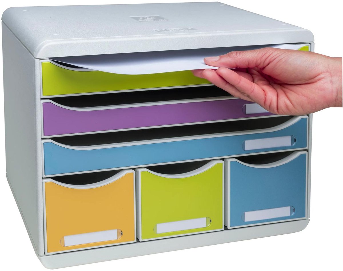 Exacompta Ladenbox Store Box 6 lades Pop N'Co - Geassorteerd - 306909D
