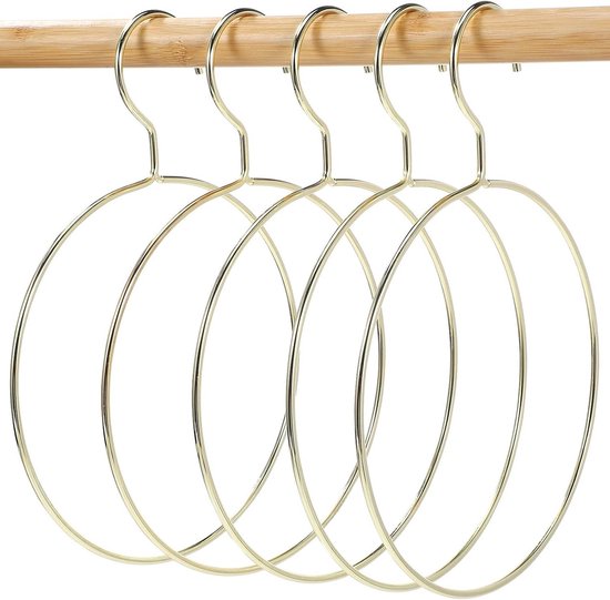 Niciksty Houten riemorganizer, 6 roosters riemrek, riemopberghouder voor kast en lade, organizer voor riemopslag en displayer, riemhouder opbergorganizer voor mannen en vrouwen (houtkleur