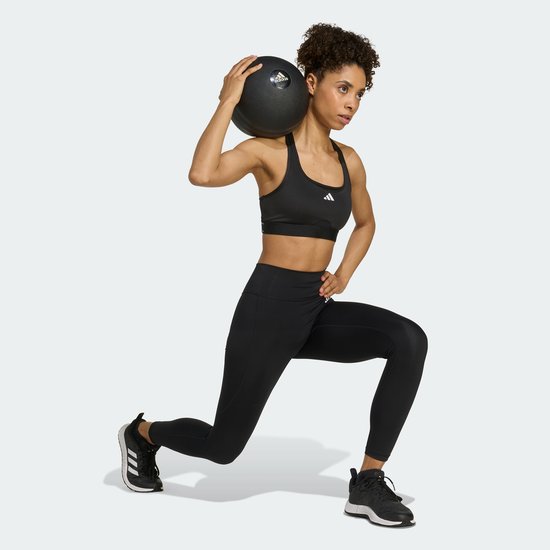 adidas Performance Optimé Essentials No Front Rise Seam 7/8 Legging - Dames - Zwart van Adidas — afbeelding 5