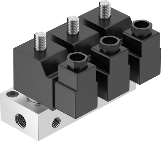 Festo 3x3/2 NC Monostabiel Lucht Magneetventiel G1/4 160L/Min - 6687 - P2QHN