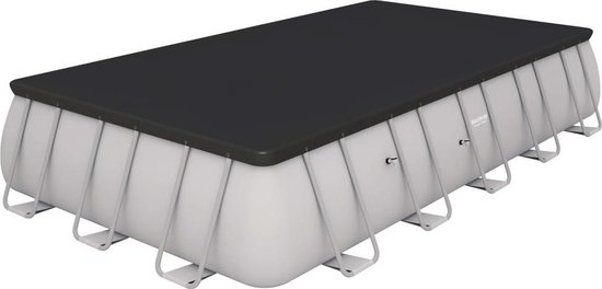 Bestway Power Steel Zwembadset rechthoekig 671x366x132 cm 56470
