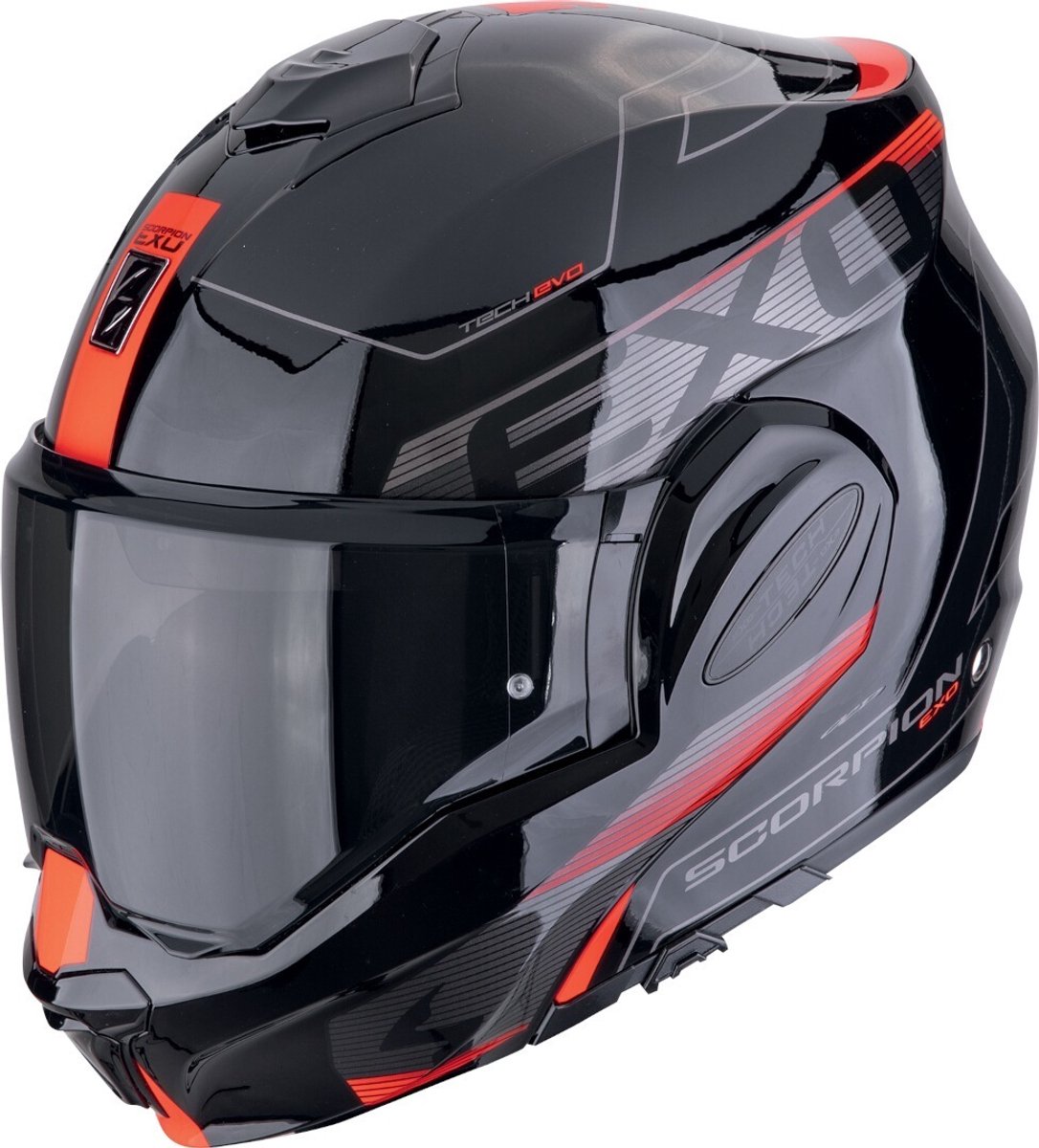Scorpion EXO-TECH EVO TRAVELLER - Zwart / Rood