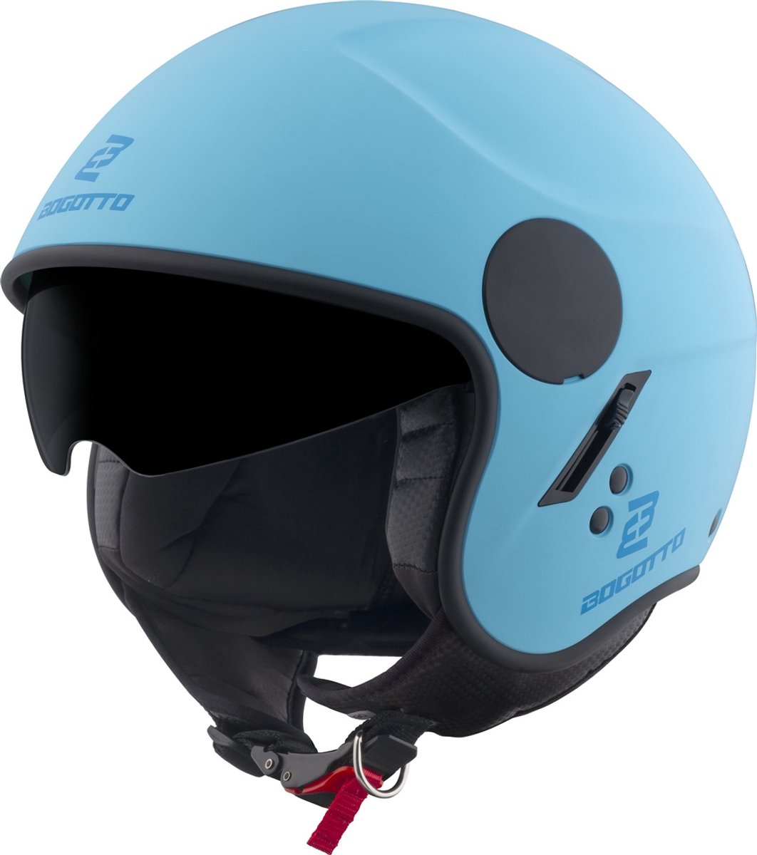 Bogotto H595 SPN Blauw Jethelm - Maat S - Helm