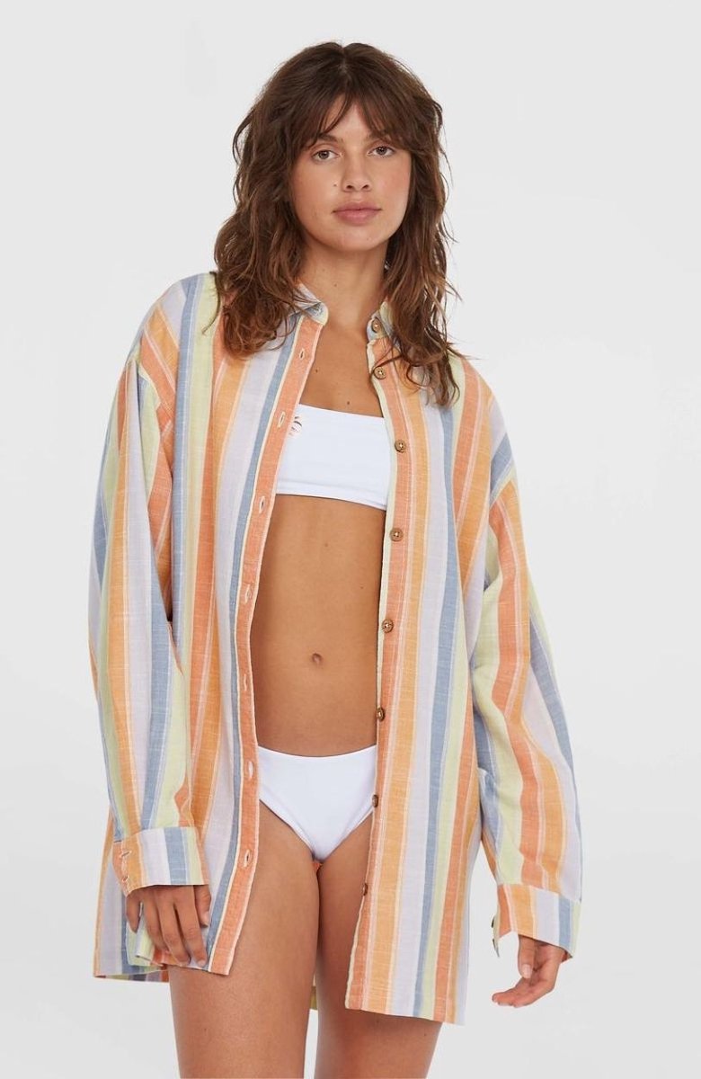 O’neill Blouses O’NEILL BEACH LONG SHIRT Vintage Stripe