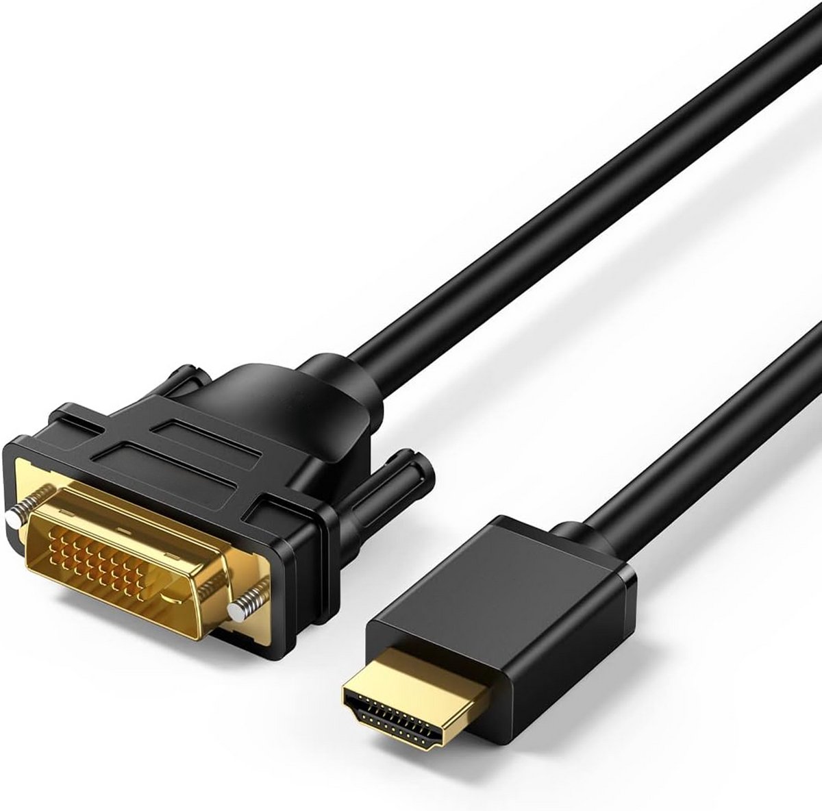 Qost - HDMI naar DVI kabel - 3 meter - HDMI Connector to DVI Connector 24 + 1 - Zwart - 1920 x 1080