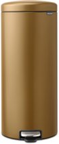 Brabantia NewIcon Prullenbak - 30 liter - Warm Brass