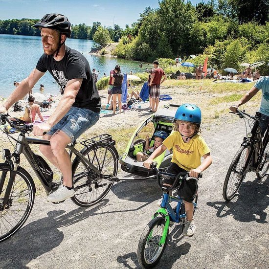 2stuks - Fietskarkoppeling - Adapter Accessoires - Connector Koppeling - Fietsadapter - Voor Kinderfietskar, Haakadapter, Accessoire Fietskoppeling Accessoires - Instep Fiets - Zwart van Merkloos — afbeelding 2