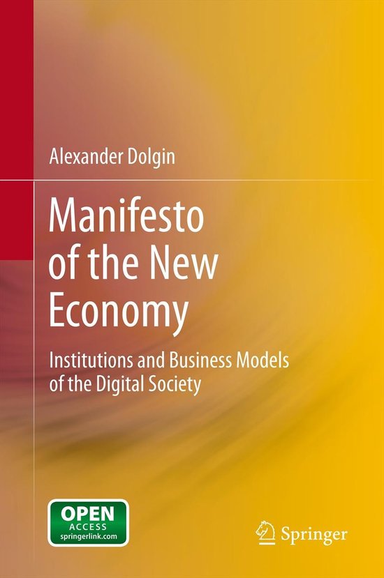 Manifesto of the New Economy - cover