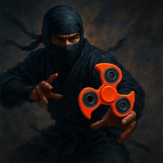 Fidget Spinner Ninja Oranje van Fidget Spinner — afbeelding 4