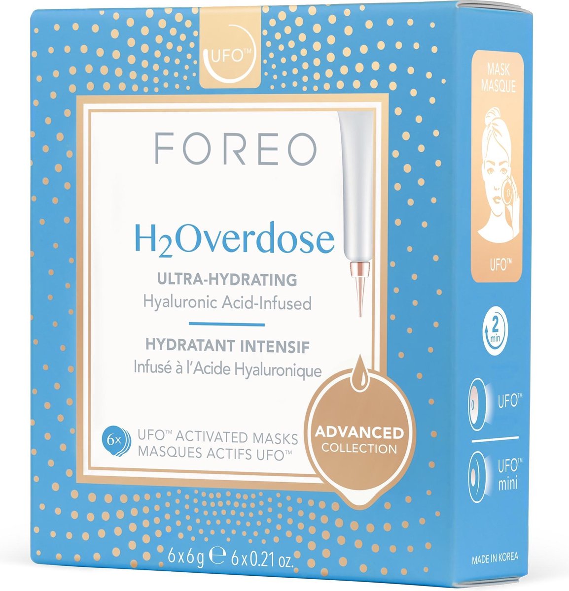 FOREO – Gezichtsmasker H2Overdose voor UFO™ - FOREO
