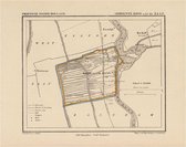 Historische kaart, plattegrond van gemeente Koog aan de Zaan in Noord Holland uit 1867 door Kuyper van Kaartcadeau.com