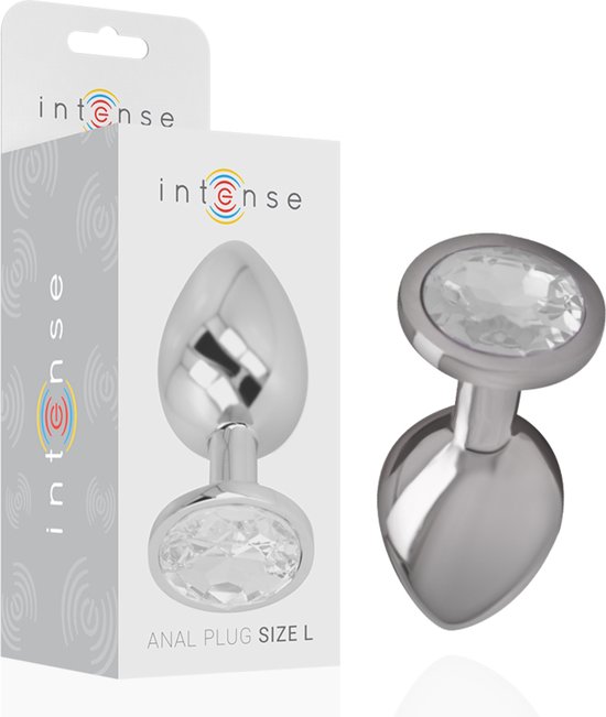 INTENSE ANAL TOYS | Intense - Anal Plug Metal Silver Size L
