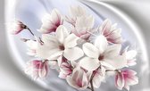 Fotobehang - Vlies Behang - Bloemen - Magnolia's - 208 x 146 cm