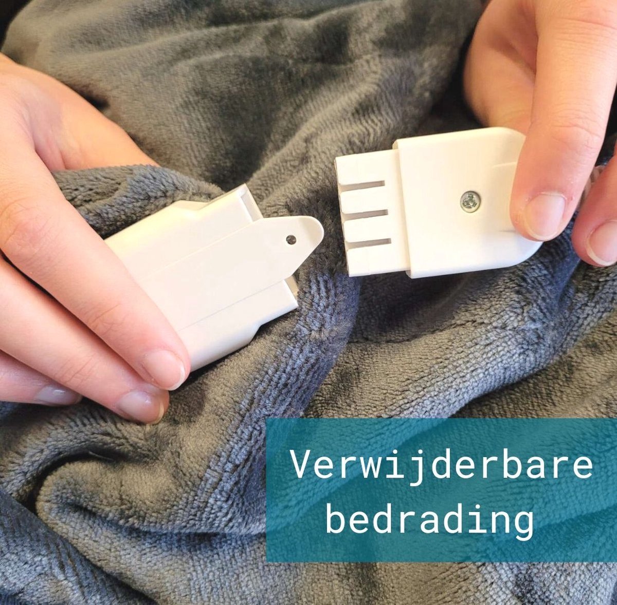 Elektrische Warmtedeken XL 180 x 130 CM met Timer en 3 - afbeelding 3