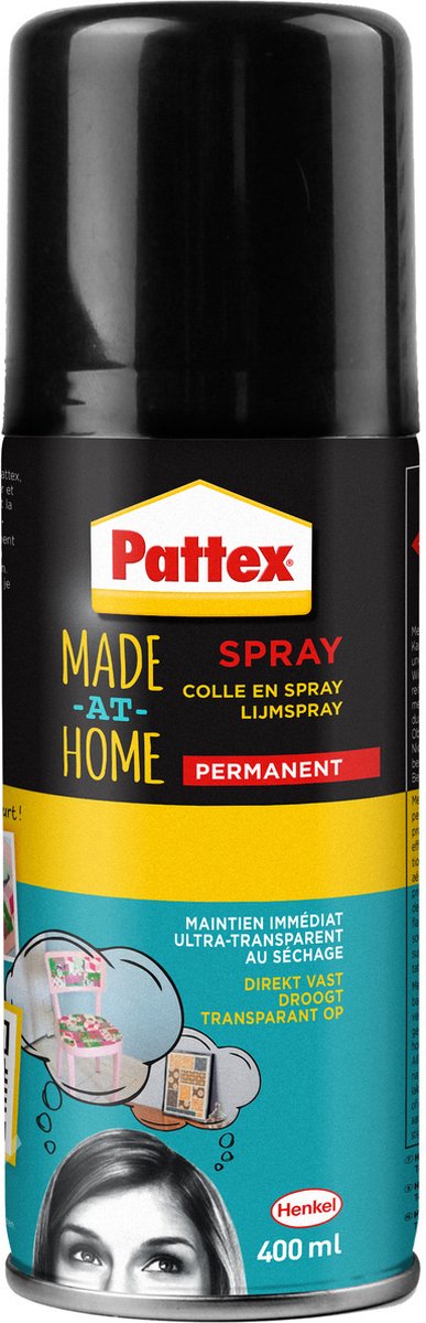 Pattex Made at Home Spray Permanent 400 ml Aerosol | bol.com