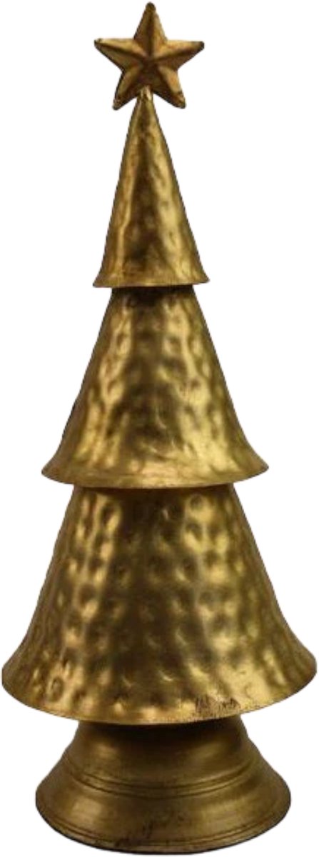 Imbarro - Beeld 'Christmas Tree' (30cm) - Goud
