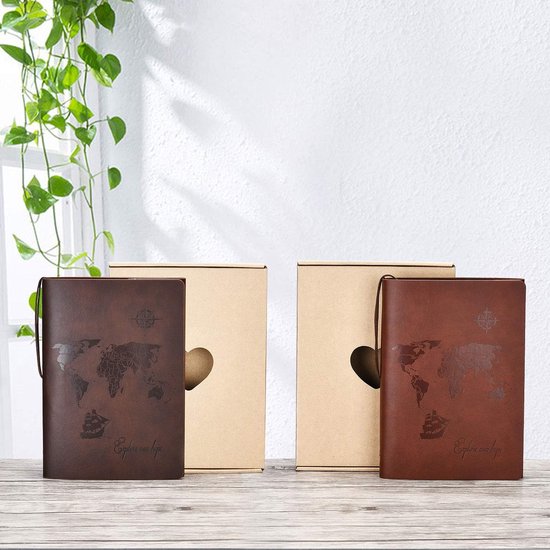 Couverture de carnet de notes en cuir avec nom personnalisé, fleur de