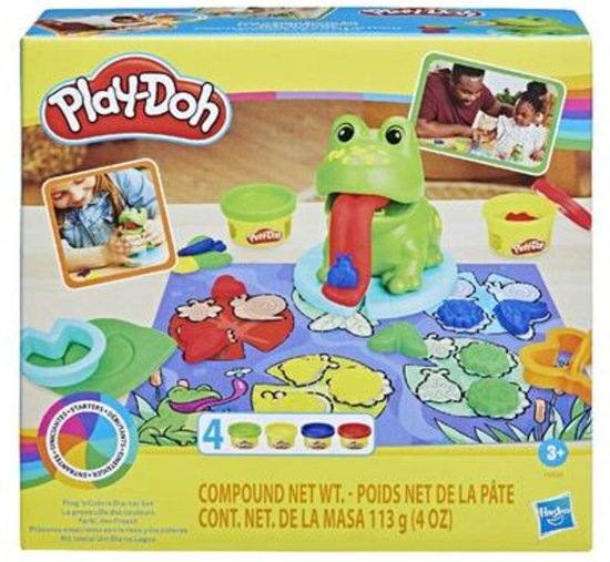 Play-Doh Kikker en Kleuren - Boetseerklei
