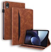 Case2go - Tablet hoes geschikt voor Oppo Pad 11 (2022) - Business Wallet Book Case - Met pasjeshouder - Bruin