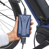 Chargeur de voyage ONgineer LiON one4all pour vélos et scooters électriques 36 V avec prise coaxiale 2,1x5,5 et sac de transport