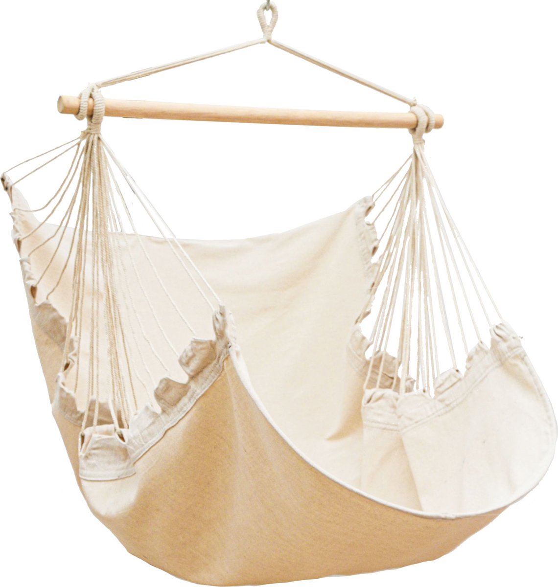 XL Hangstoel Buiten - 155x125 Tuin Hangstoel - Zit Hangmat voor 1 Persoon - Binnen en Buiten