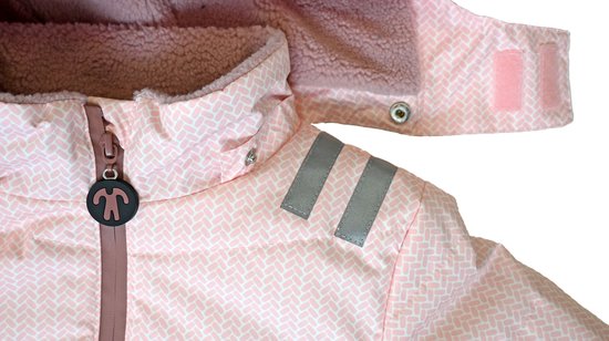 Ducksday - veste d'hiver avec polaire peluche pour enfants - imperméable - coupe-vent - chaude - école - ski - Filles - Molly - 146/152