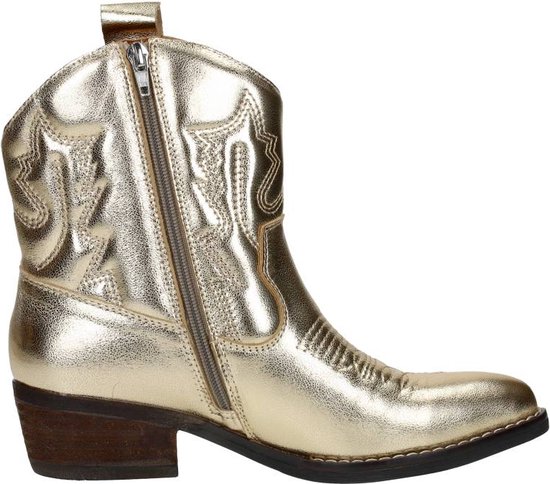 SUB55 Western boots Enkellaarsjes Hak - goudkleur - Maat 36