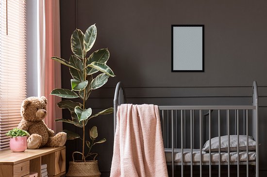 Motif japonais de collines à pois 20x30 cm - petit